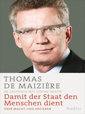 cover image of Damit der Staat den Menschen dient